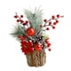 thumbnail image 3 of Árbol De Navidad Artificial De Mesa Mini árbol De Navidad Para Mesa Dormitorio Bar Rojo, 3 of 3
