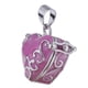 thumbnail image 2 of Vintage Esmalte Corazón Locket Recuerdo de cremación Urn Ash Holder Rose Red, 2 of 3