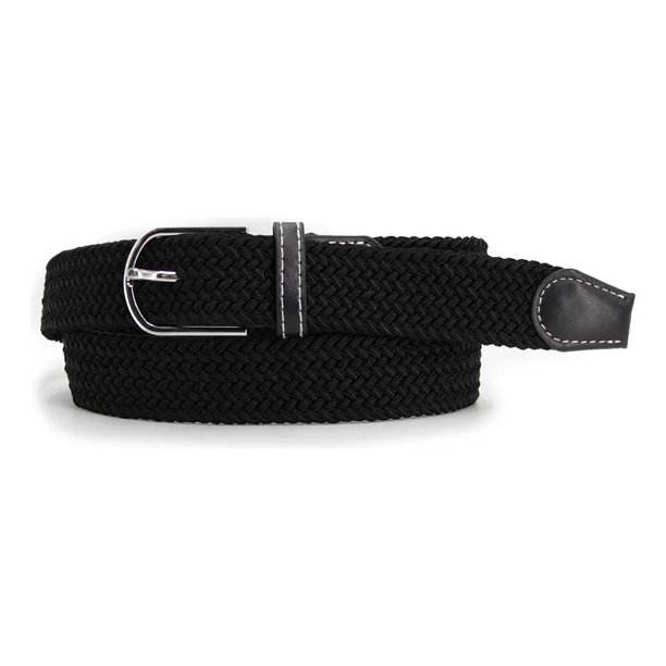 Cinturón Elasticado Trenzado Hombre 118 cm sin Perforaciones