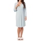 thumbnail image 1 of INSPIRE CHIC Camisón de Maternidad para Mujeres con Mangas Largas y Almohadillas Integradas para Lactancia Materna M Azul, 1 of 6