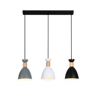 Want - Lampara Colgante Matiz Triple Porta Ampolleta E27