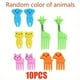 thumbnail image 1 of Make Mealtime Fun with 10 Reusable Mini Animal Forks for Kids - Perfect for Food, Cakes, Snacks, and Fruit Decorations, 1 of 4