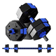 thumbnail image 1 of Set Mancuernas Hexagonales PVC 15kg, 1 of 2