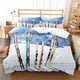 thumbnail image 1 of x2420 Bed Sheets Mountain Ski Extreme Duvet Cover Set UK US Twin Full Size pkm Bed Linen Set 3-Piece Bedding Set (1 Duvet Cover + 2 Pillow Shams) nj2420, 1 of 5