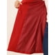 thumbnail image 5 of INSPIRE CHIC Abrigo de Mujer de Largo Medio con Cuello Alto, Botonadura Simple, Bolsillos Inclinados y Forro Completo, Rojo Brillante Talla L, 5 of 6