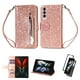 thumbnail image 1 of Funda para FOXDOCK Elegante funda Samsung Galaxy Z Fold3 5G Glitter con cremallera-Ideal para el uso diario, 1 of 5