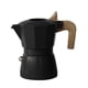 thumbnail image 1 of Moka Pots Aluminio Moda 100ml Uso En El Hogar Cafetera Estufa Espresso Maker Negro, 1 of 3