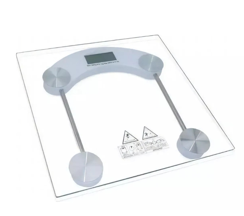 Genérico - Balanza Bascula Corporal Digital Cristal Pantalla Lcd