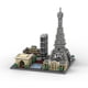 thumbnail image 1 of Micro Bloques de Arquitectura París dOvOb, 2324 Piezas, 4 x 4 mm, 1 of 3