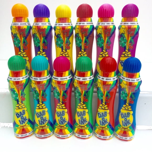 Juego de 48 tintas Dab-O-Ink Bingo Dauber de 90 ml y 12 colores, compra al por mayor