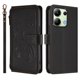 thumbnail image 2 of Funda Cartera Mariposa para [Xiaomi Redmi Note 13 4G] con Soporte y Cremallera Negro, 2 of 6