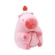 thumbnail image 3 of Carpincho Rosa De Peluche, Decoración Encantadora Del Coche Para Adultos, Niños Y Niñas, Top De Bebé Con Pastel De 23cm, 3 of 3