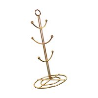 Magideal - Colgador De Soporte Para Taza De , Soporte Para Taza De Café Con 6 Ganchos, Accesorios De Ganchos Para Taza De Almacenamiento, Soporte Para Colga