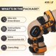 thumbnail image 5 of Rodillera KGOI ELITE talla 9 naranja, con bisagras de soporte, 5 of 7