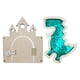 thumbnail image 2 of Tablero Ocupado Montessori De 2 Piezas, Material Diy, Juguete Para Actividades De Aprendizaje, Dinosaurio Verde Para Niñas Y Niños, 2 of 3