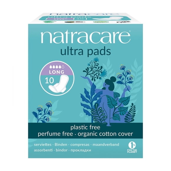 Ultra Pads Delgadas Largas Con Alas 10 Almohadillas