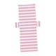 thumbnail image 1 of Funda De Silla De Playa A Rayas Para Mujer Con Bolsillo Para Vacaciones, Piscina, Viajes, Rosa Y Blanco, 1 of 5