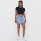 thumbnail image 4 of Polera Mujer Manga Corta Crop Cotton Spx Negro Corona, 4 of 5
