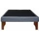 thumbnail image 2 of Base de Cama 1 Plaza largo 200 cm - con patas de madera 24 cm, 2 of 2