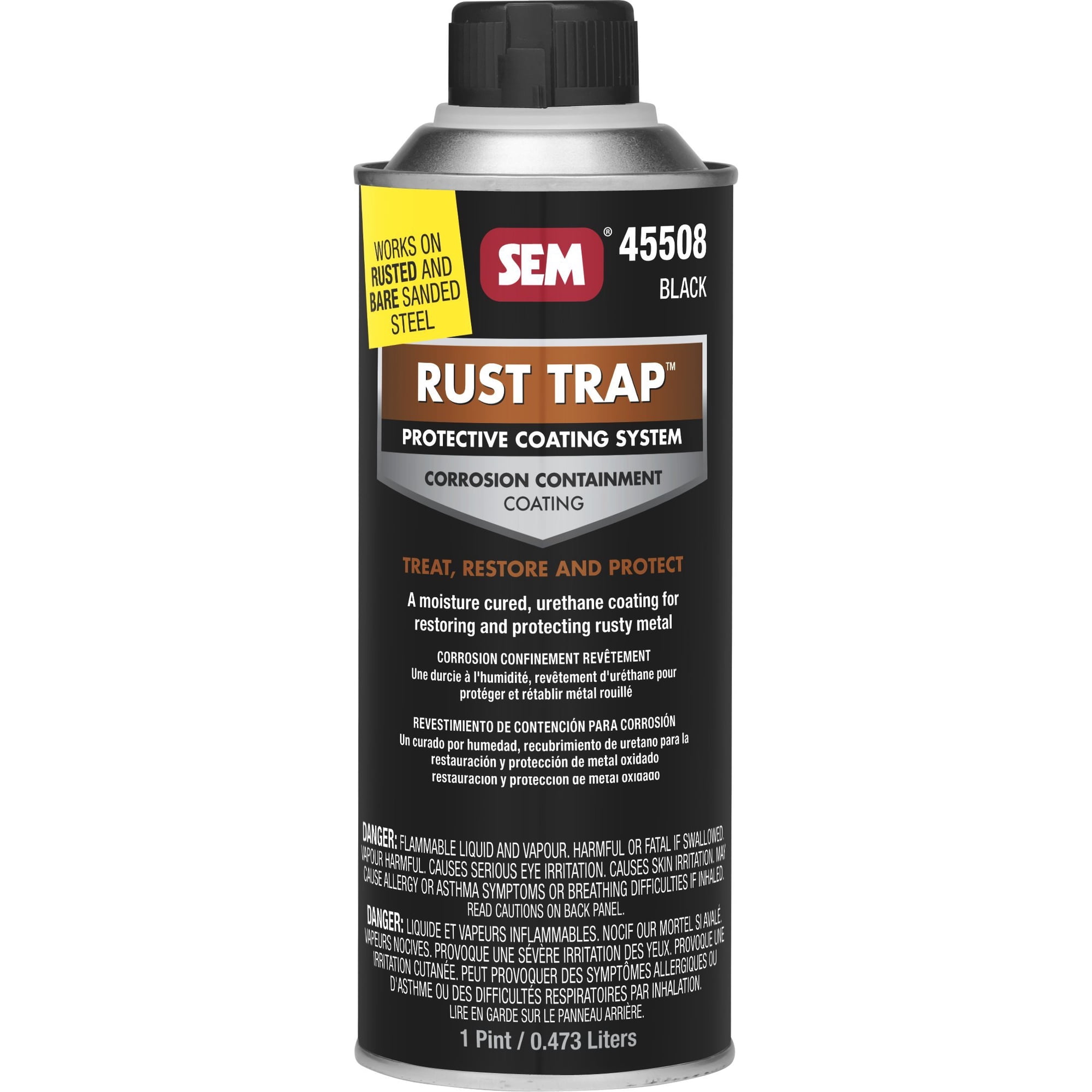 Los Sellos De Pintura Negra Rust Trap Sem 45508 Evitan La Formación De Óxido