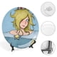thumbnail image 4 of Princesa Rosalina Plato decorativo de porcelana fina (bone china), plato decorativo de cerámica para hogar, oficina, soporte de pared, platos decorativos para dormitorio - 6 pulgadas (15 cm), 4 of 6