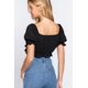 thumbnail image 5 of Top Corto de Punto con Estampado Floral, 5 of 5