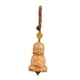 thumbnail image 1 of Llavero De Estatua De Buda De Madera De 9 Cm, Escultura De Buda Tallada A Mano Resistente, Estilo Artesanal D, 1 of 3