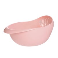 Bothyi - Colador De Pasta Escurridor Colador Colador Tazón De Arroz Colador Para Mezclar Ensalada Rosa