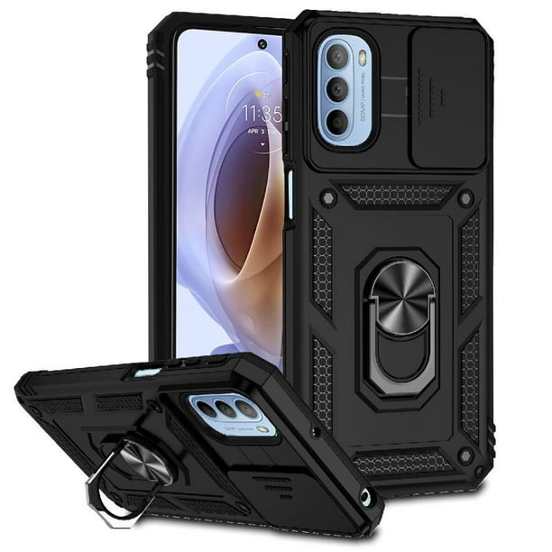 Estuche GANGXUN para Motorola Moto G31, soporte giratorio 360°, estilo mecánico y magnético