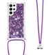 thumbnail image 1 of Funda FOXDOCK para Samsung Galaxy S21 Ultra con Cuerda Ajustable, Brillo Líquido, Protección Antigolpes y Lente – Ideal para Regalo, 1 of 6