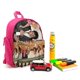 thumbnail image 3 of Orgullo y Prejuicio Mochila Escolar para Niños y Niñas, Mochila Infantil Ligera de Alta Calidad, Grande y Duradera ROSA, 3 of 6