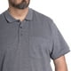 thumbnail image 4 of Polera Hombre Piqué Melange Cuello Camisero Bolsillo Pecho, 4 of 7