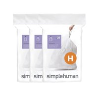 Bolsas De Basura Simplehuman Code H 30-35 L/8-9.2 Galones, 60 Unidades