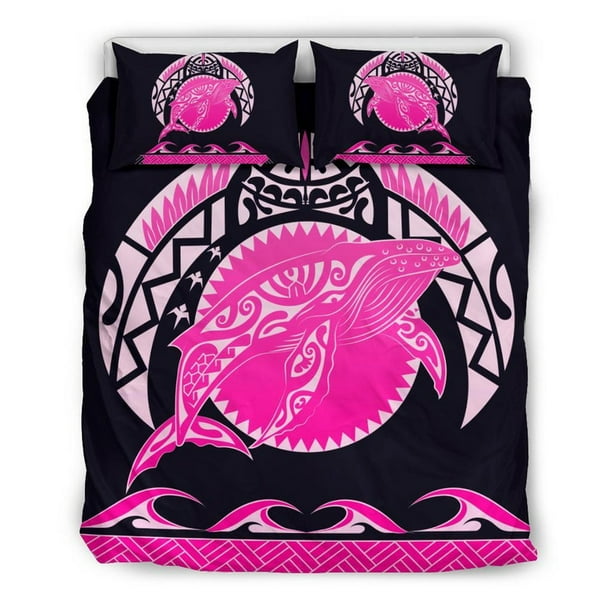 Juego de cama Hawaii Tiburón Polinesio - Rosa - Hi Style