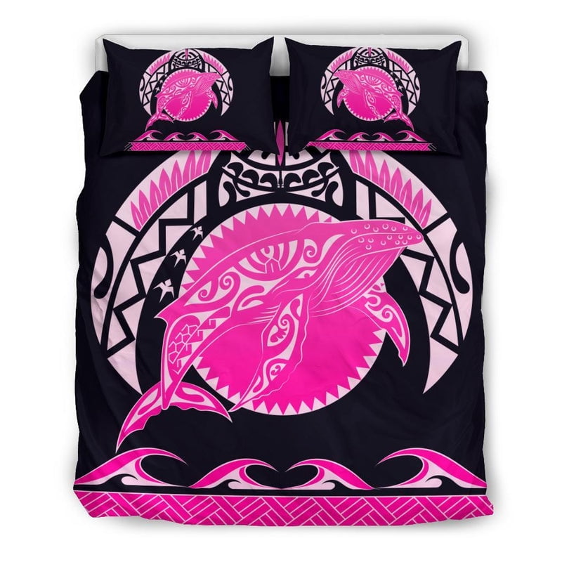 Milsleep - Juego De Cama Hawaii Tiburón Polinesio - Rosa - Hi Style