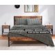 thumbnail image 4 of Juego de cama de tamaño completo Bliss Casa de franela, 4 piezas, gris, 4 of 8