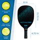thumbnail image 3 of Juego de palas de pickleball Franklin Sports de madera para 4 jugadores con pelota, 3 of 3