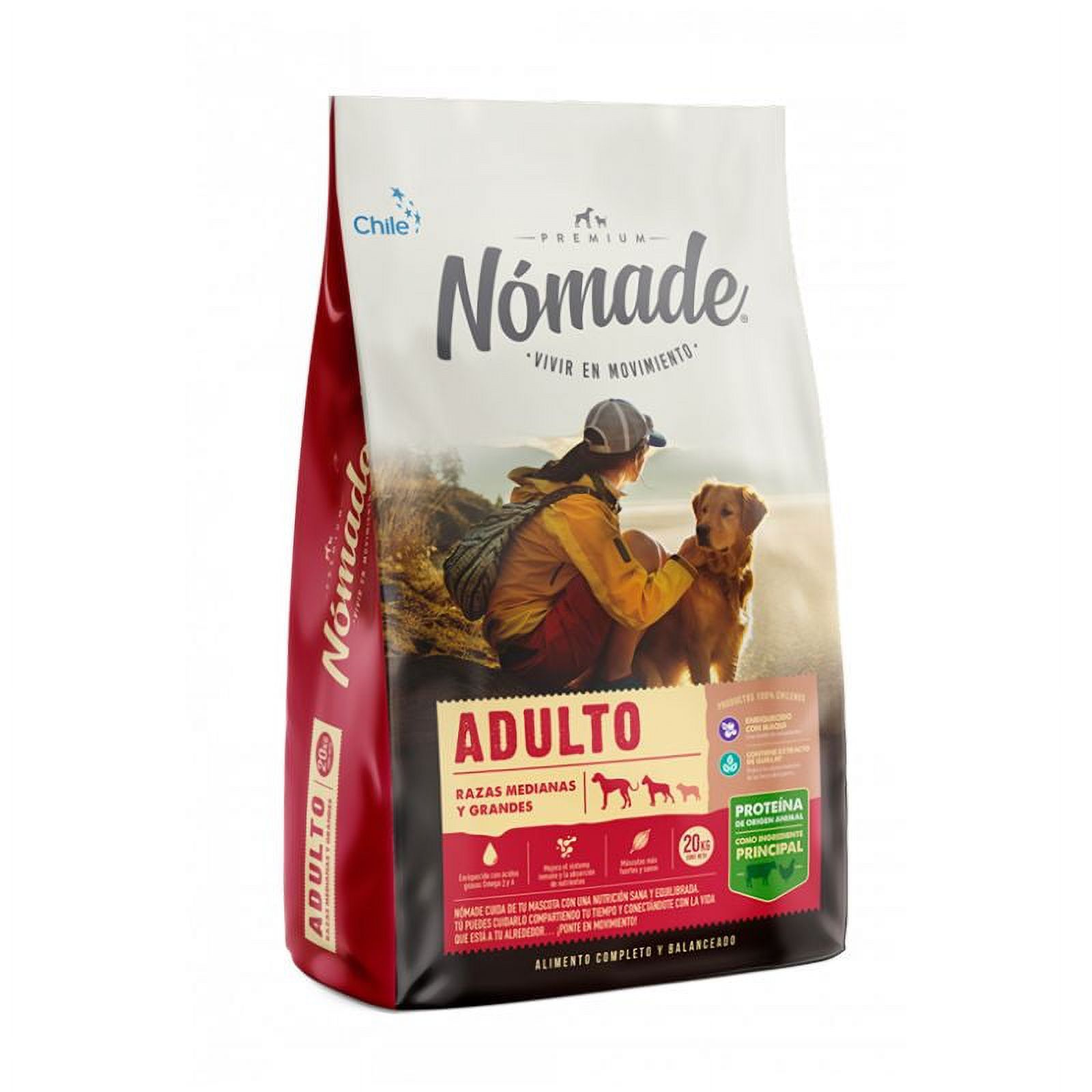 Nómade - Alimento Nomade Seco Perro Adulto Bolsa, 20 Kg