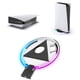 thumbnail image 1 of Soporte para Consola PS5 Disc y Digital Edition con Luz RGB Transparente, 1 of 3