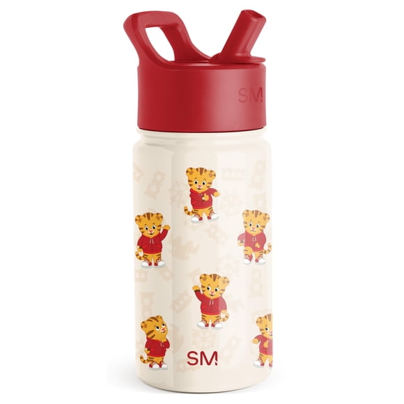 Botella de agua Simple Modern Daniel Tiger 414 ml para niños
