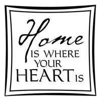 Rienda Libre Graphics - Decomural Home Is Where Your Heart Is Ws-16001