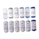 thumbnail image 1 of Surtido De 12 Hilos De Coser Elásticos Para Máquina Overlock, Azul Y Gris., 1 of 5