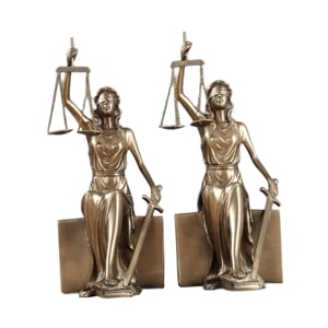 Bothyi - Estatua De Lady Justice, Adorno De Escritorio Para Entrada Interior, Sala De Estar