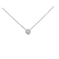 Joyas Adonis - Cadena Plata 925 Corazón Con Circón