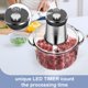 thumbnail image 3 of Procesador de alimentos BUMET 850 W, 3,8 L, bowl de vidrio, temporizador LED, 3 of 6
