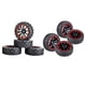 thumbnail image 5 of Paquete De 8 Neumáticos De Ruedas De Goma Para WLtoys 1/14 1/18 1/16 RC Rock Car DIY Accs, 5 of 5