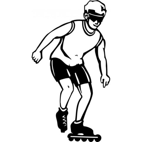 Rienda Libre Graphics - Decomural Rollerblading Sports & Hobbies Ws-18005