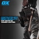 thumbnail image 3 of Tool Rig OX Tools de piel curtida con tirantes acolchados, 3 of 9