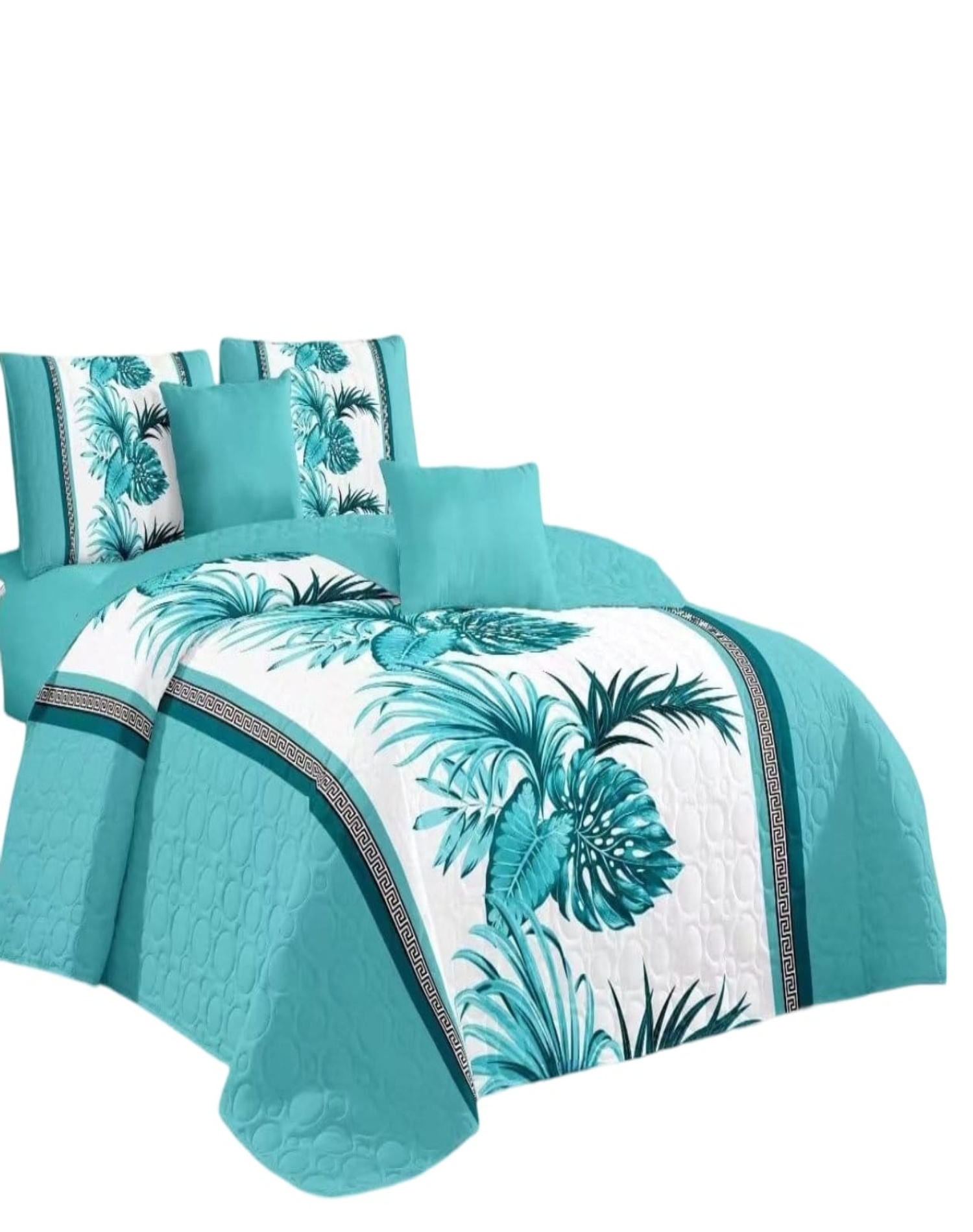 Genérico - Cubrecama Quilt Diseño 2 Plazas - Primavera Verano A6