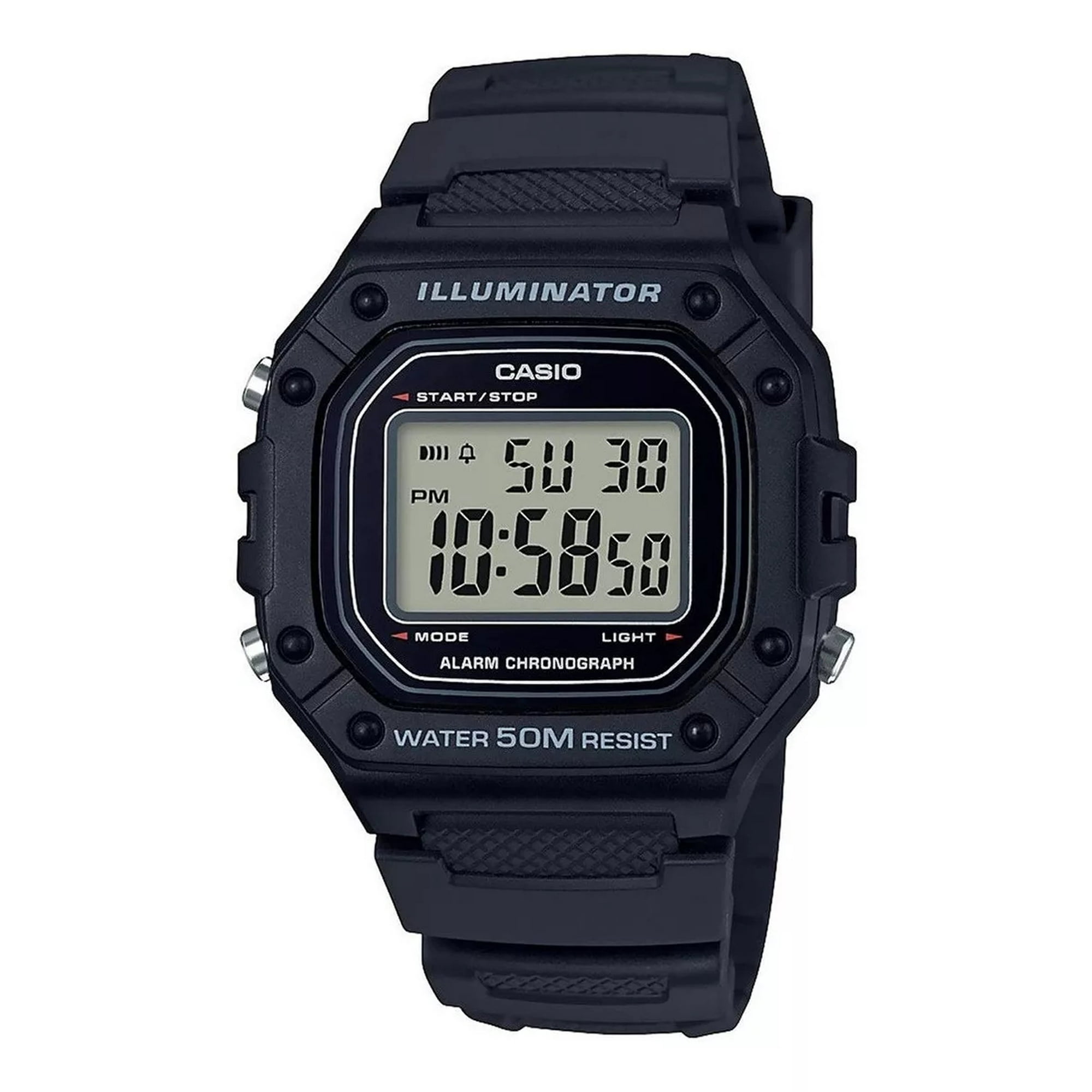 Reloj Casio W-218h-1av – Diseño Clásico, Resistencia Y Funcionalidad